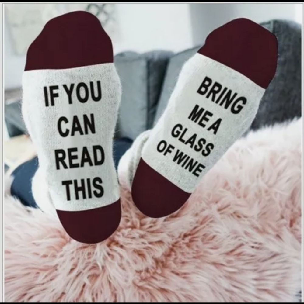 Socks Bring Wine New